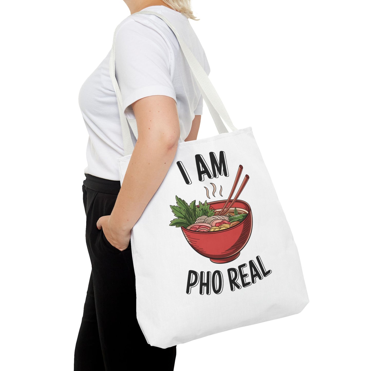 Pho Real Tote Bag Shopping Bag Pho Tote Reusable Bag Gift for Foodie Lover