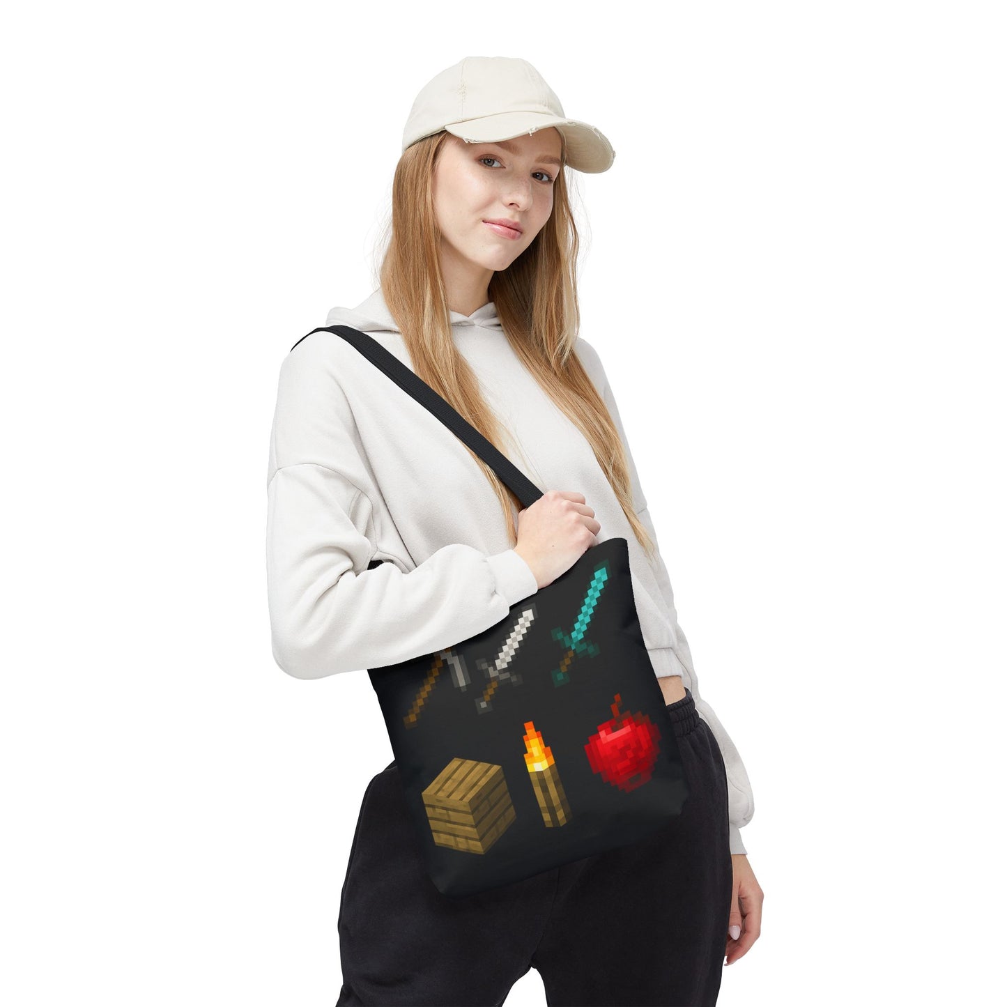 Minecraft Inspired Tote Bag Adventure Awaits Shopping Bag Reusable Tote Summer Bag