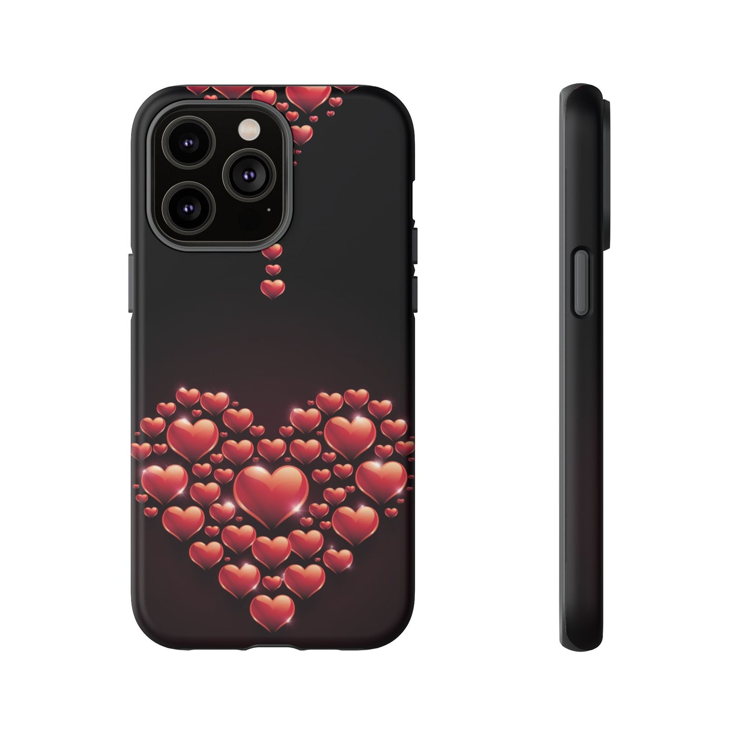 iPhone Case - Heart Made Out of Hearts Design