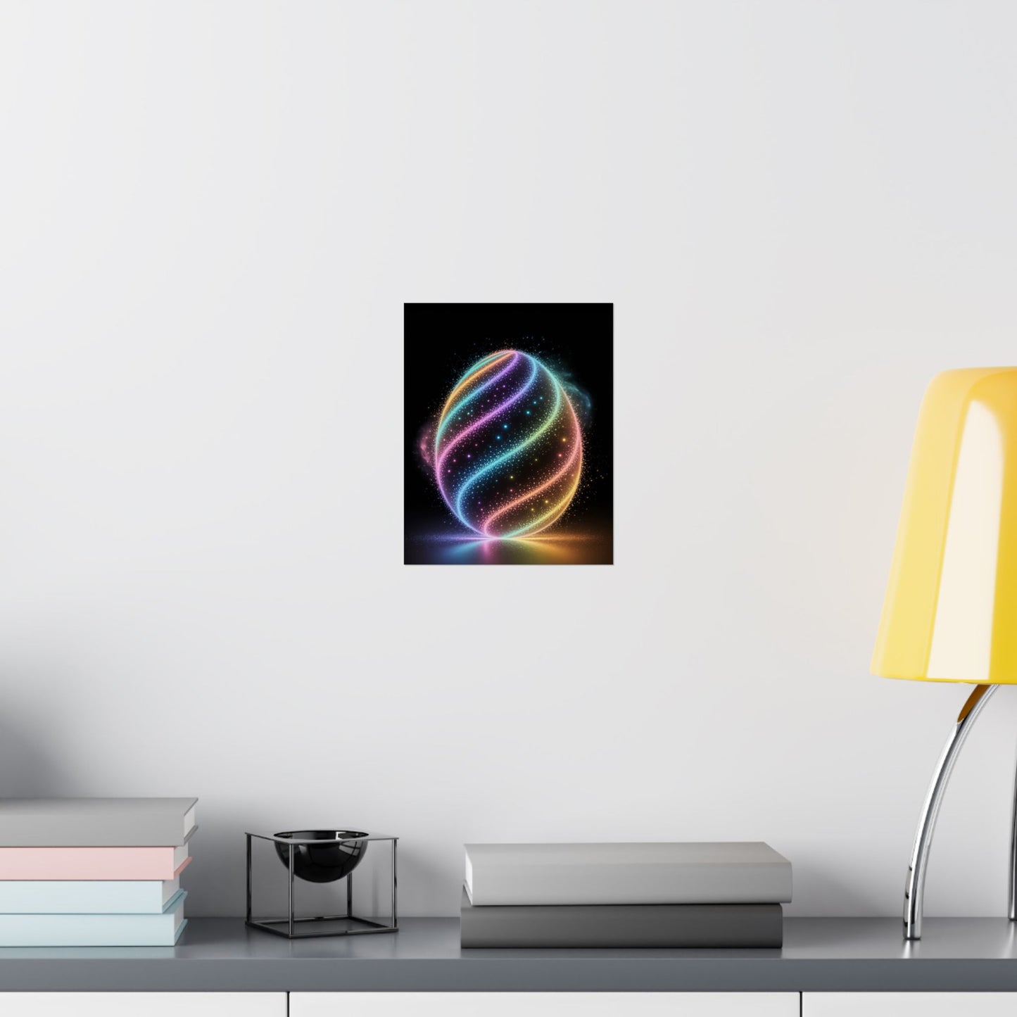 Easter Poster Bioluminescent Easter Egg Wall Art Easter Decor Easter Decoration