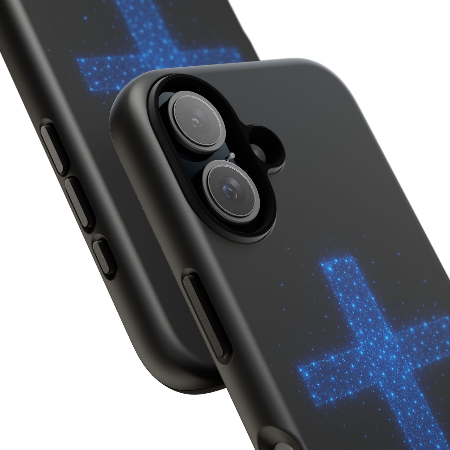 iPhone Case - Bioluminescent Cross Design Christian Phone Case Spiritual iPhone Case Gift for Believers