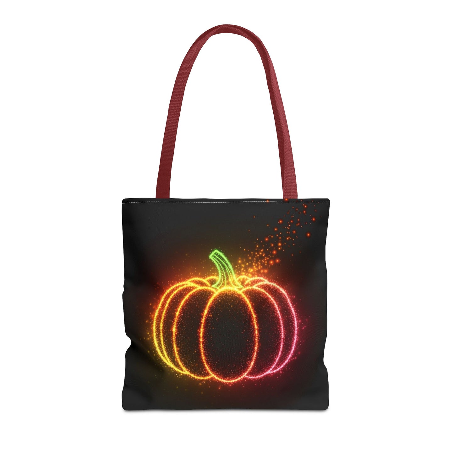 Neon Pumpkin Tote Bag, Halloween Tote, Fall Aesthetic Trick Or Treat Bag, Spooky Season Accessory, Pumpkin Bag, Fall Gift Idea