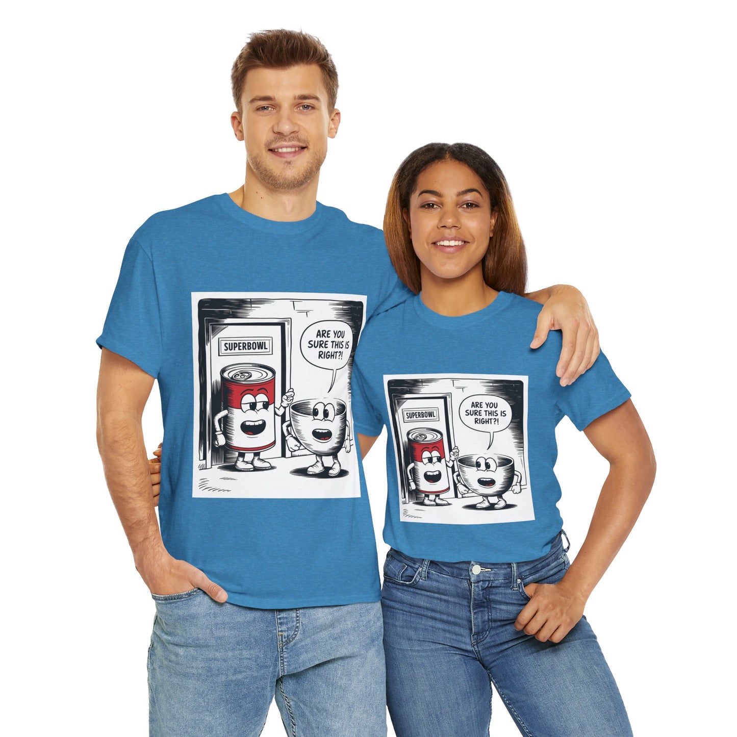 Comic Unisex Tee - Superbowl Design