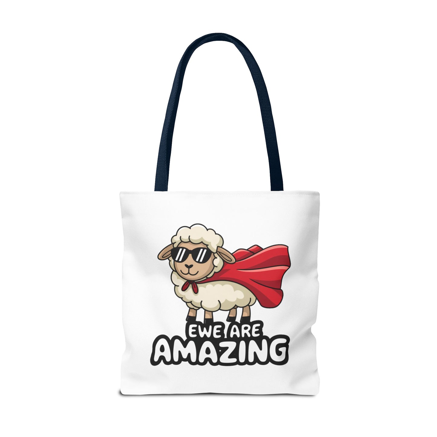 Sheep Tote Bag - Ewe Are Amazing Inspirational Bag Everyday Tote Funny Bag