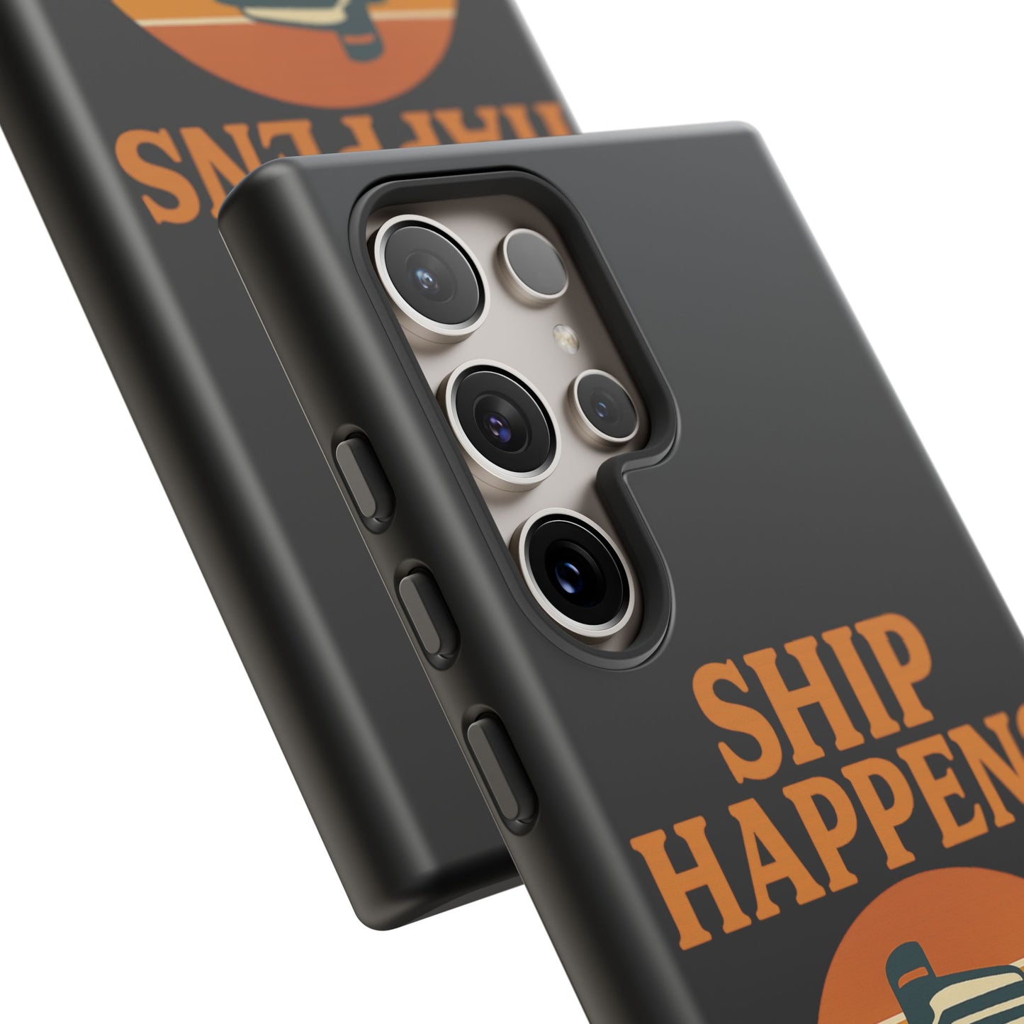 Samsung Case - Ship Happens Sunset Cruise Ship Nautical Phone Case Travel Accessory Gift for Travel Lovers Cruise Case