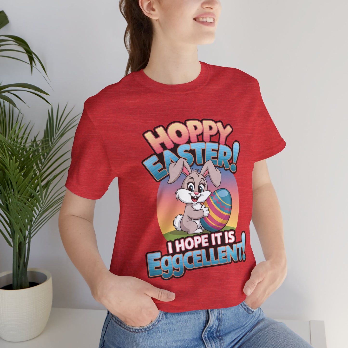 Happy Easter Unisex Tee Easter Shirt Easter Bunny T Shirt Easter Apparel Easter Bunny Outfit