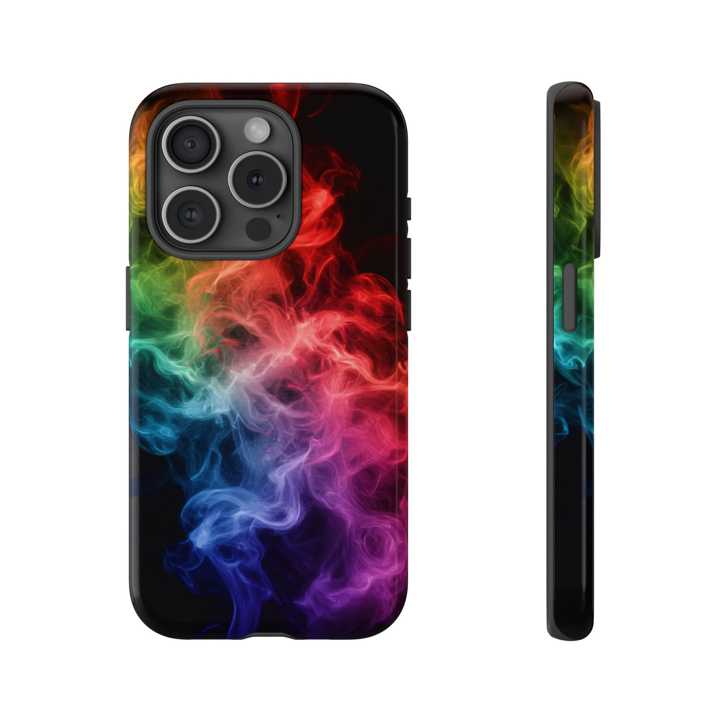 iPhone Case - Colorful Smoke Design