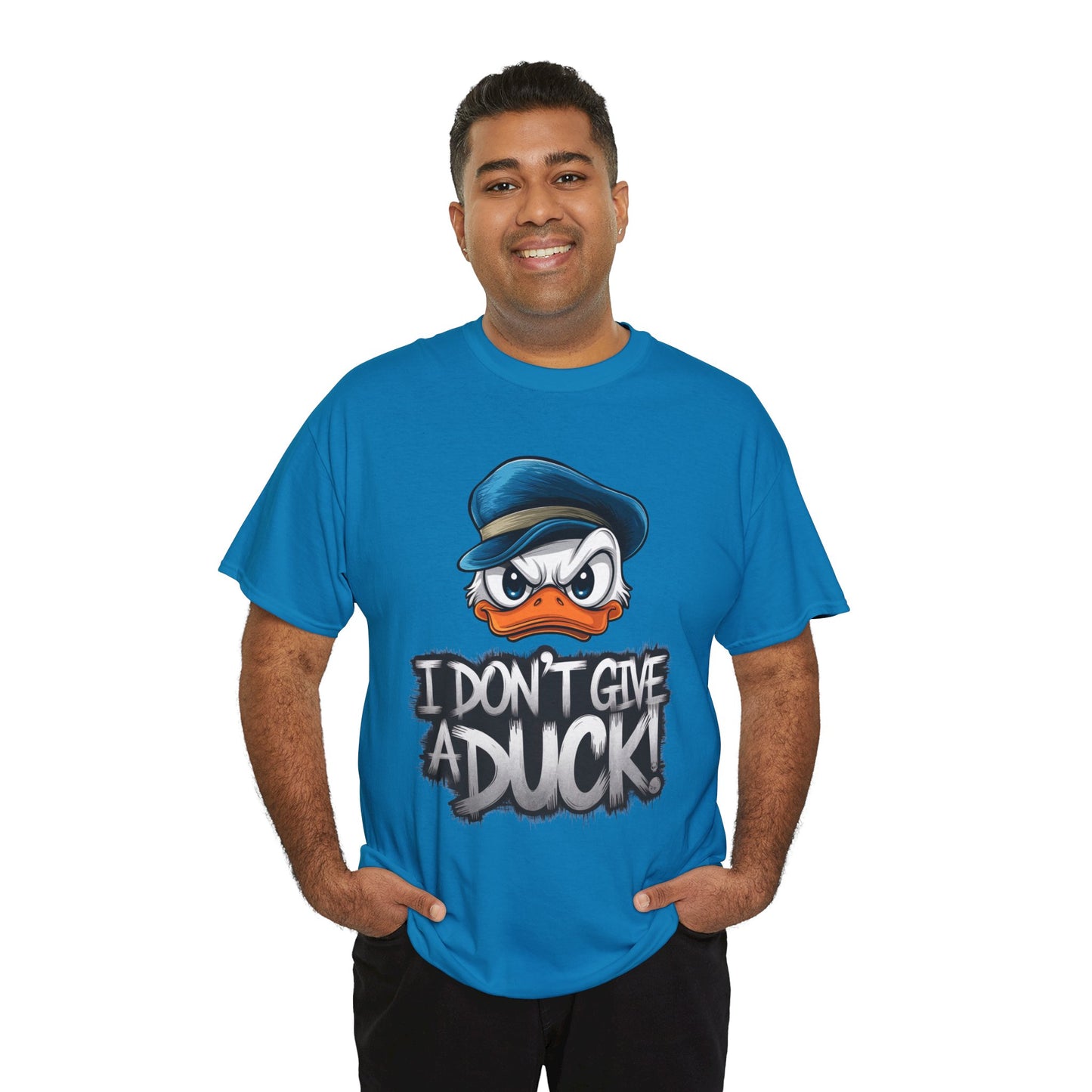 I Don’t Give a Duck Shirt – Funny Grumpy Duck Tee – Sarcastic Animal Graphic Shirt – Unisex Gift for Duck Lovers & Meme Fans