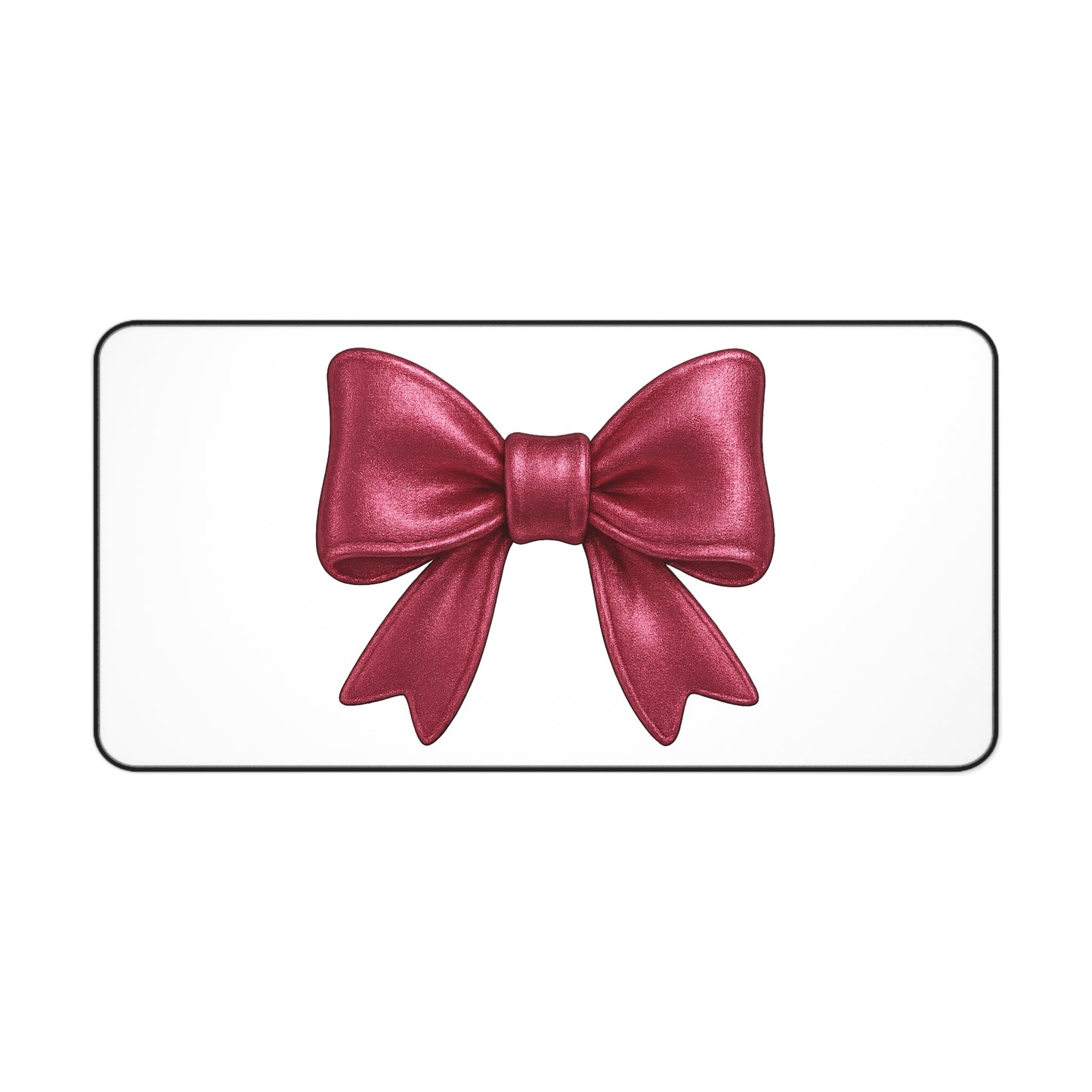 Pink Bow Mouse Pad XL β Cute Desk Mat for Women β Aesthetic Gaming Mat β Girly Office Decor β Streamer Setup Accessory β Desk Gift Idea