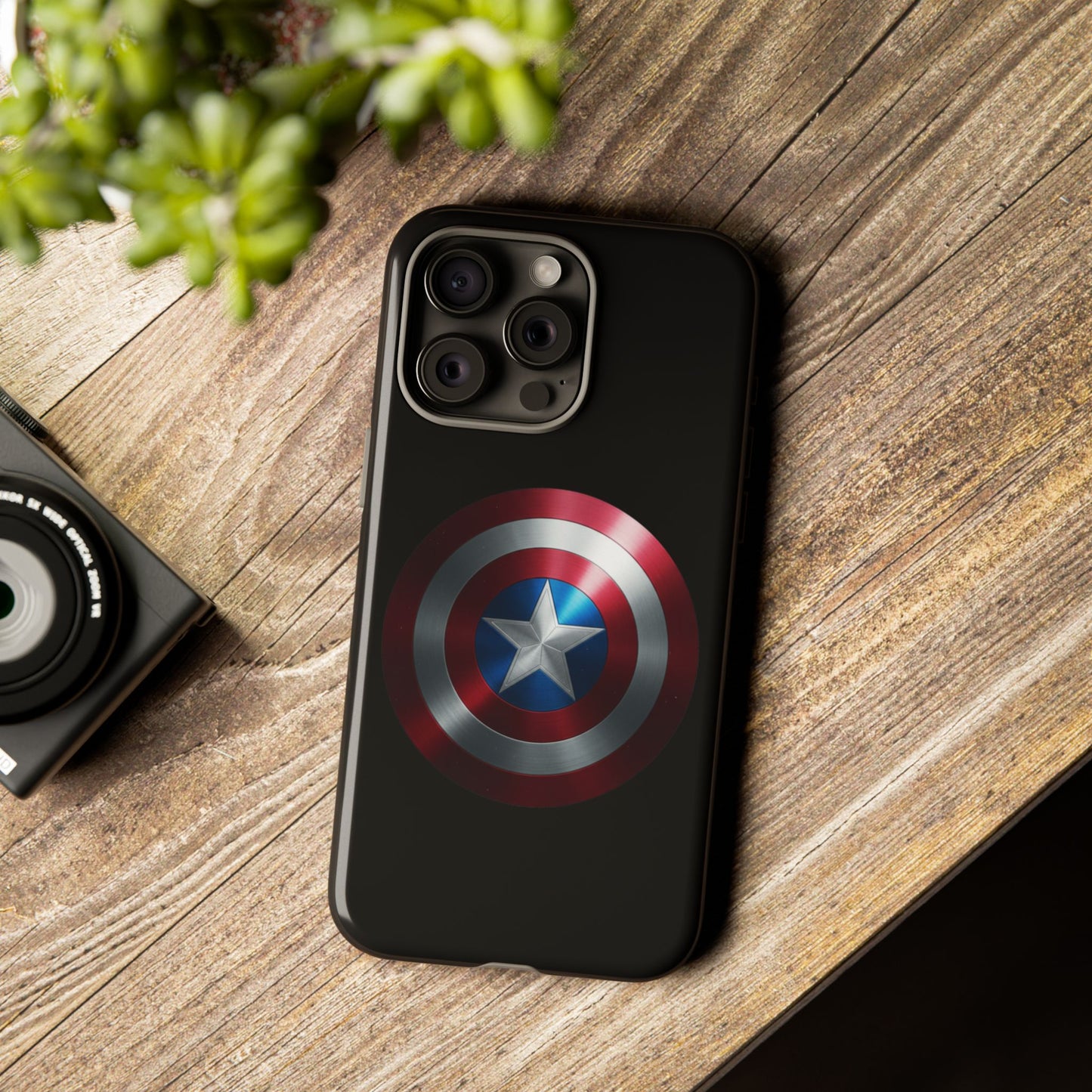 iPhone Case - Captain America Shield Design