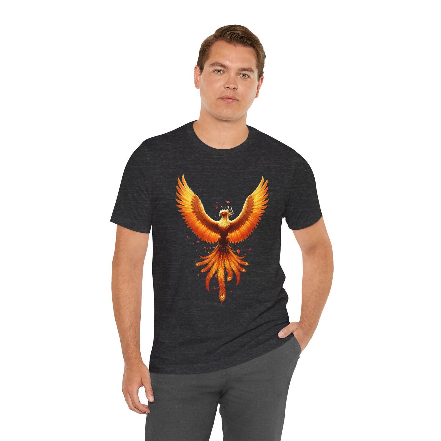 Phoenix Rising Shirt • Fiery Phoenix Graphic Tee • Rebirth Transformation Myth Shirt • Firebird Art Tee • Unisex Gift Tee XS‑5XL