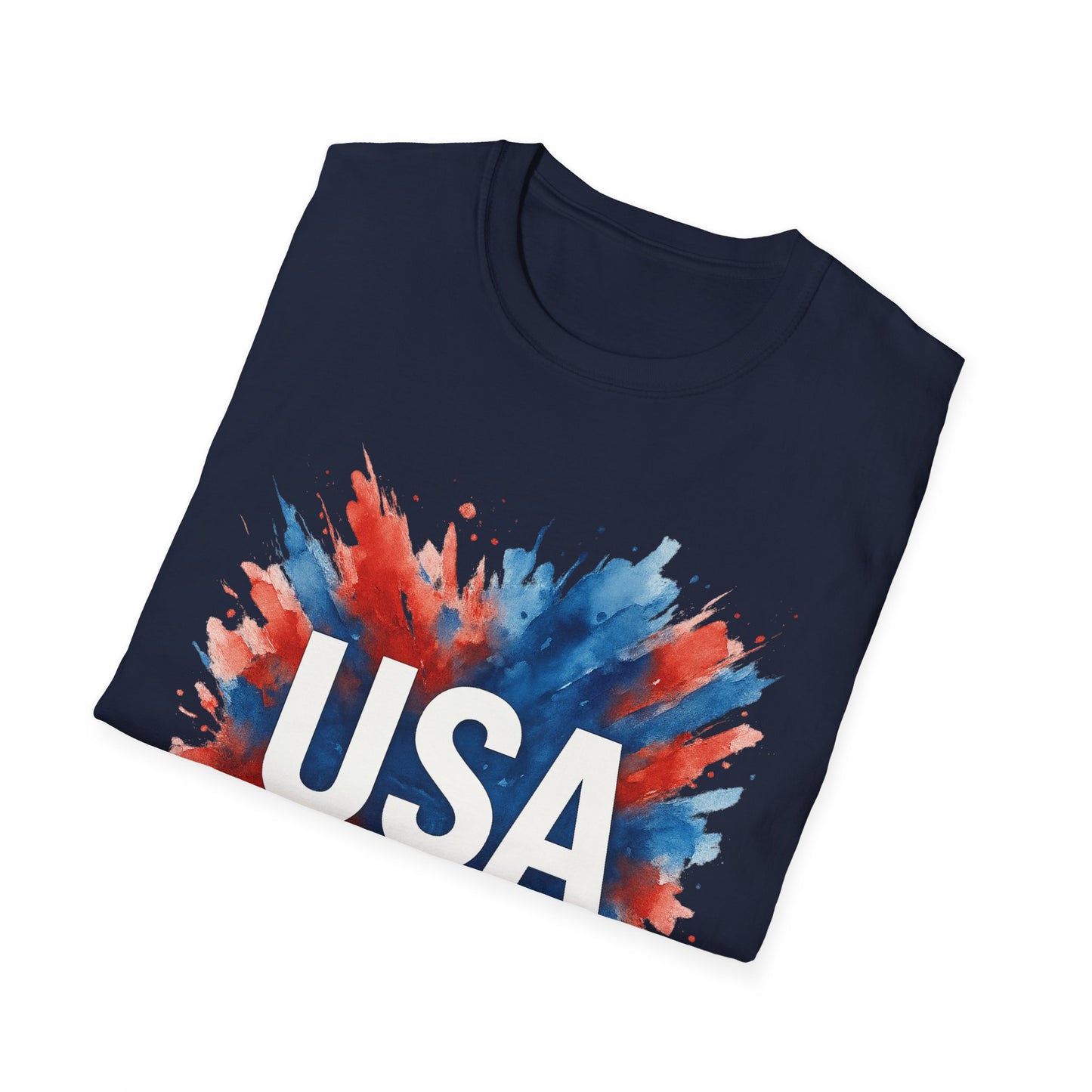 Watercolor USA T-Shirt Unisex | Red White Blue Shirt | Patriotic Graphic Tee | July 4th Shirt | Independence Day Tee | American Flag Shirt
