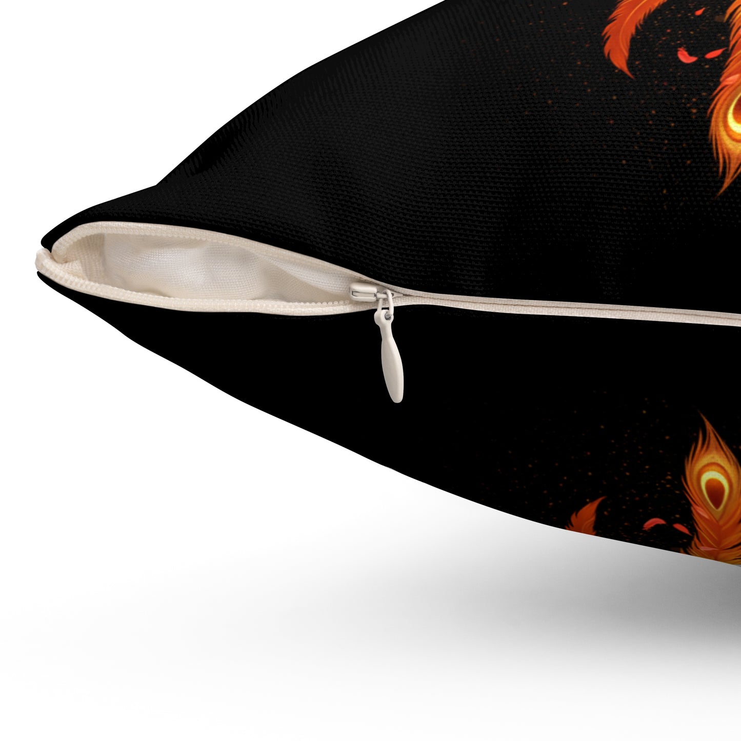 Phoenix Square Pillow Mythical Pillow Legendary Decor Modern Home Decor Throw Pillow
