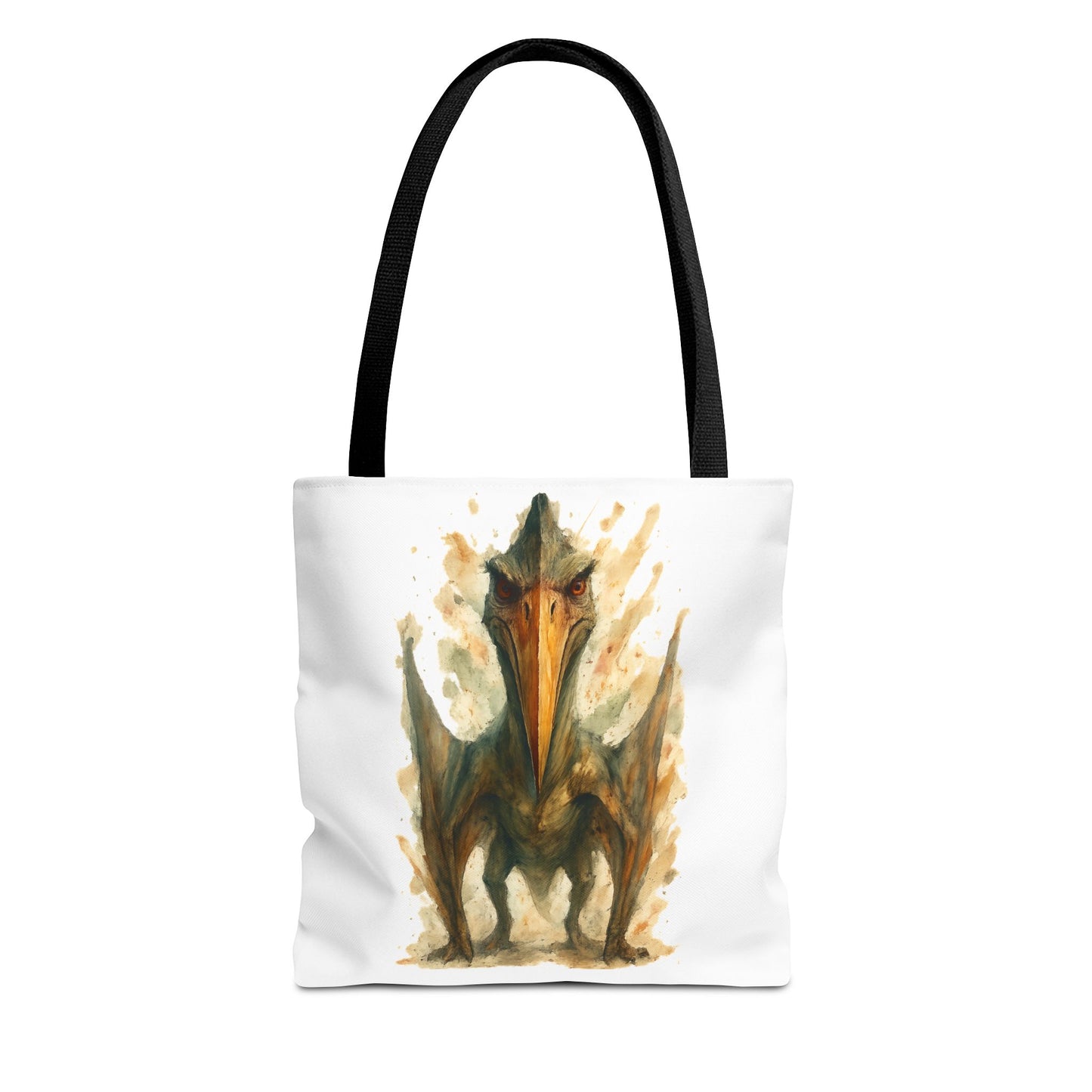 Quetzalcoatlus Tote Bag | Dinosaur Art Canvas Shopper | Prehistoric Pterosaur Gift for Dino Lovers | Eco-friendly Reusable Bag Jurassic Tote