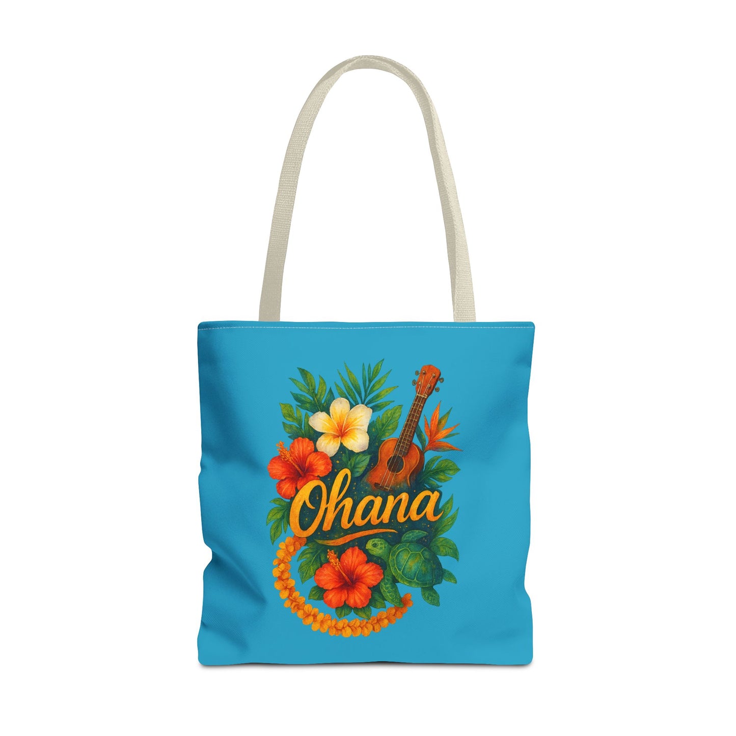 Hawaiian Ohana Tote Bag | Tropical Reusable Beach Bag | Aloha Gift Idea | Island Vibes Bag | Summer Tote | Luau Party Favor | Coastal Bag