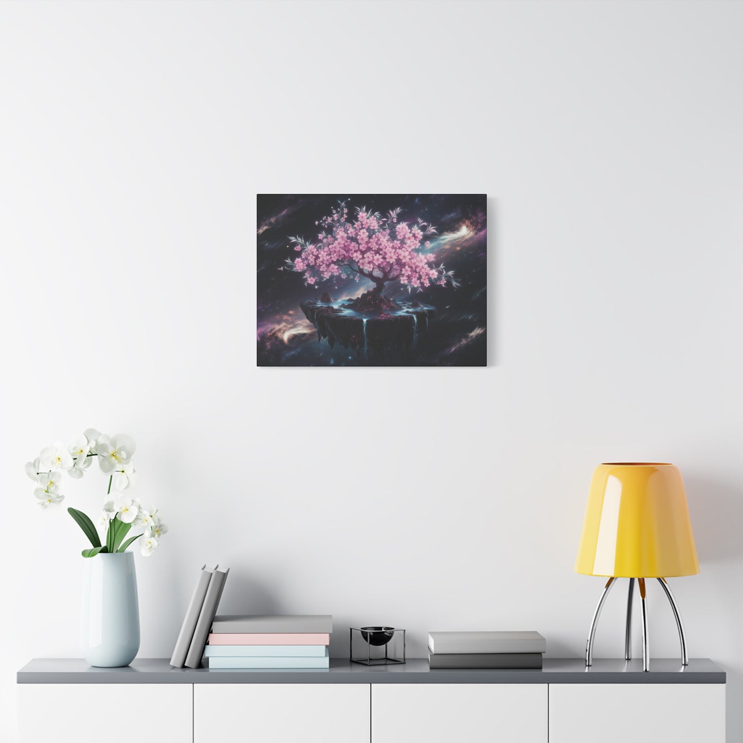 Cherry Tree Space Canvas