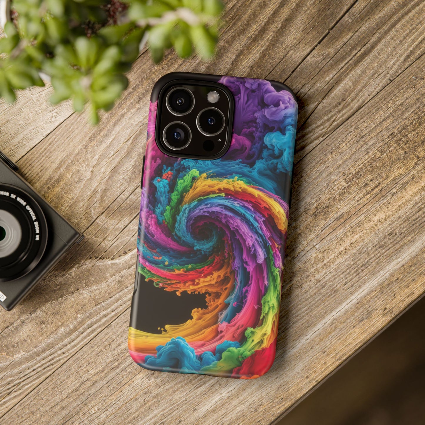 iPhone Case - Colorful Swirl Design