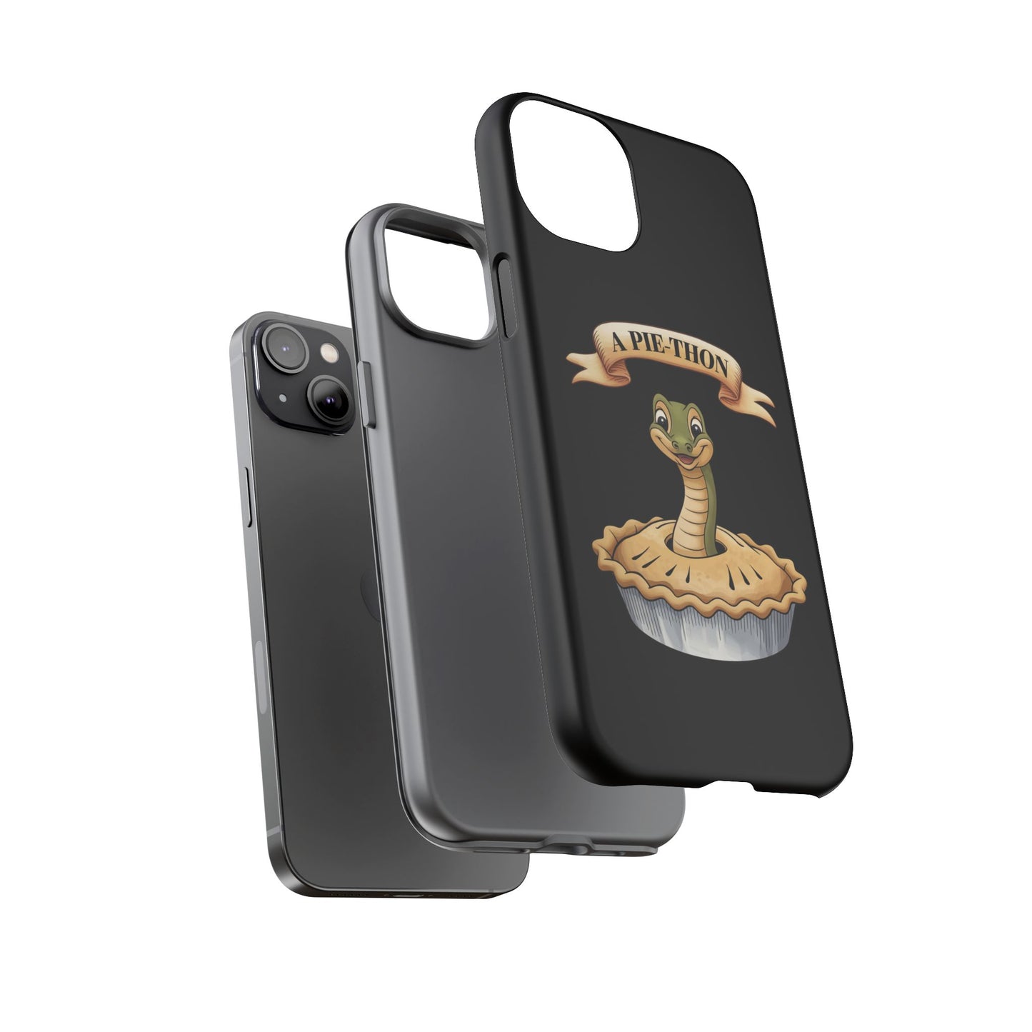 iPhone Case - 'Pie-Thon' Snake Pie Funny Tough Case