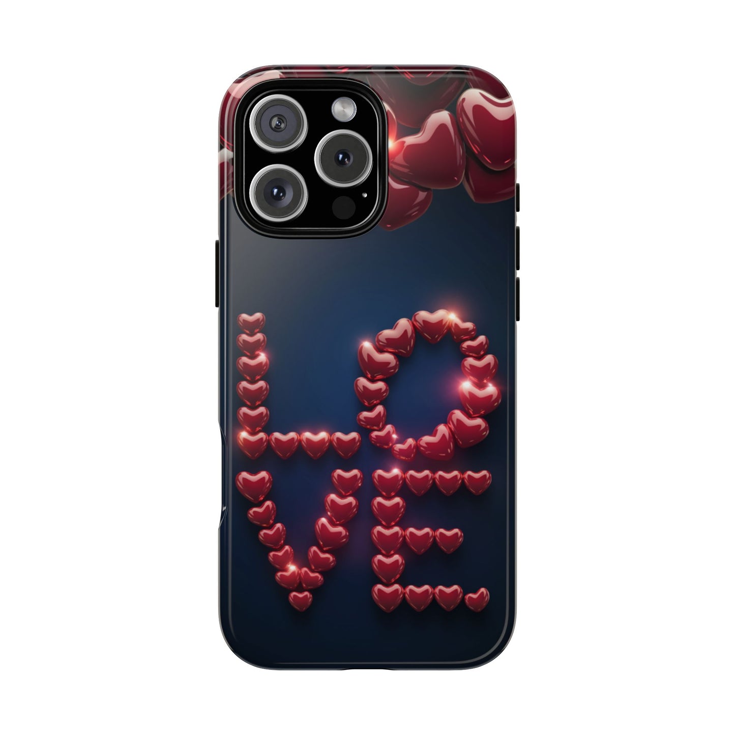 iPhone Case - Love Hearts Design