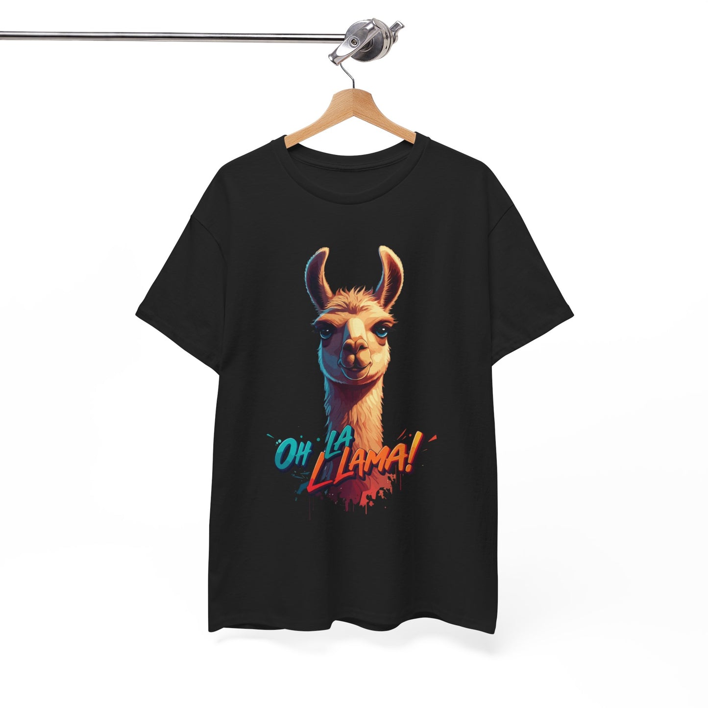 Oh la Llama Graphic Tee | Fun Llama T-Shirt, Cute Animal Lover Shirt, Llama Lover Gift, Quirky Party Tee, Trending Llama Fashion