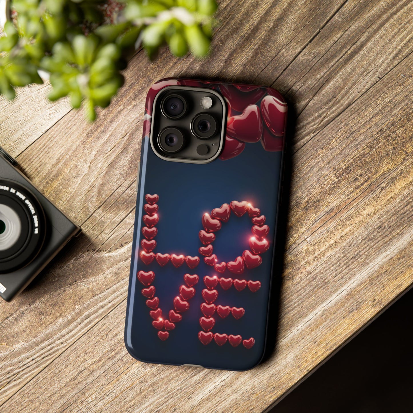 iPhone Case - Love Hearts Design