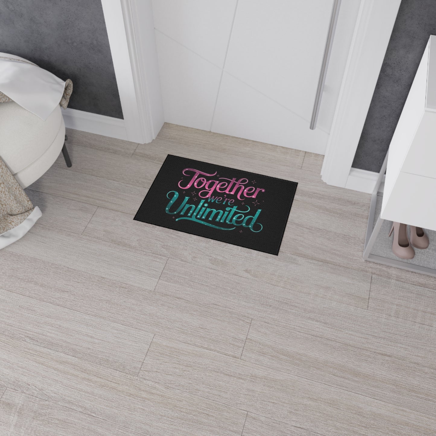 Floor Mat with Musical Quote Welcome Mat Door Mat Musical Home Decor