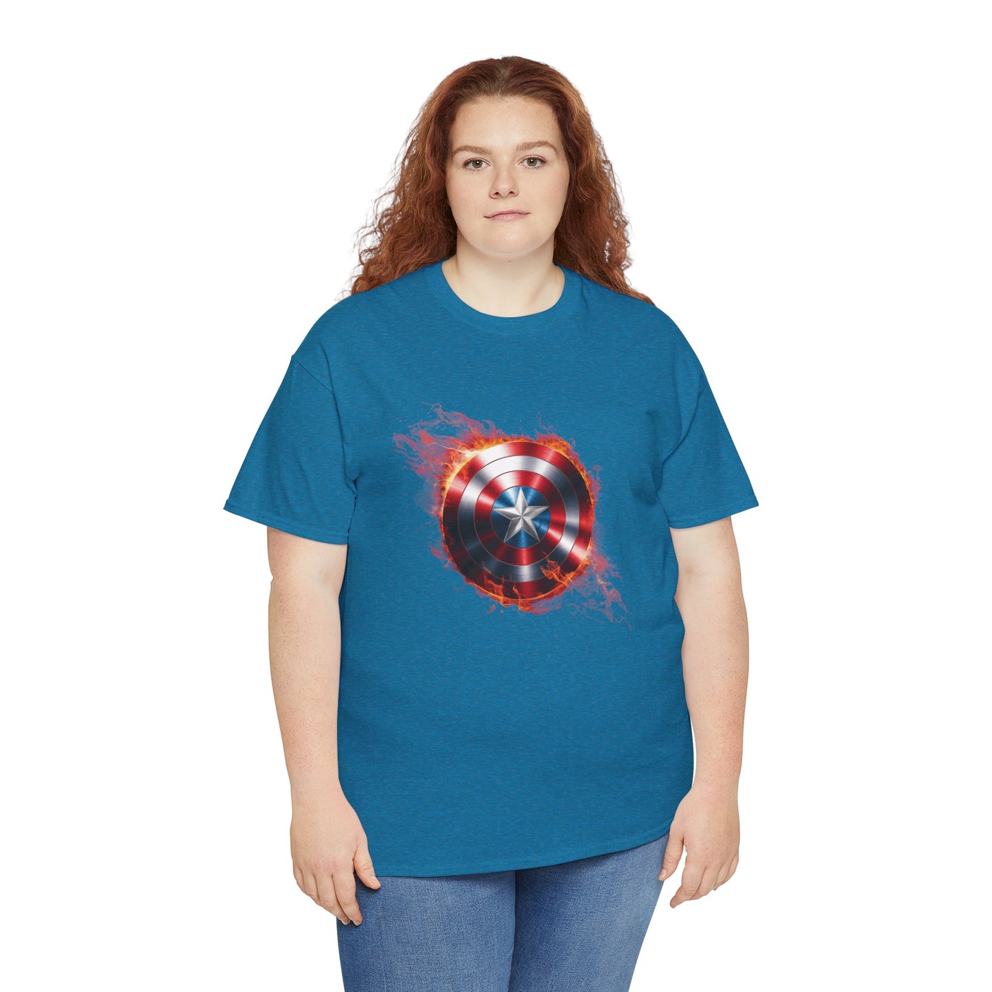 Captain America Flame Tee