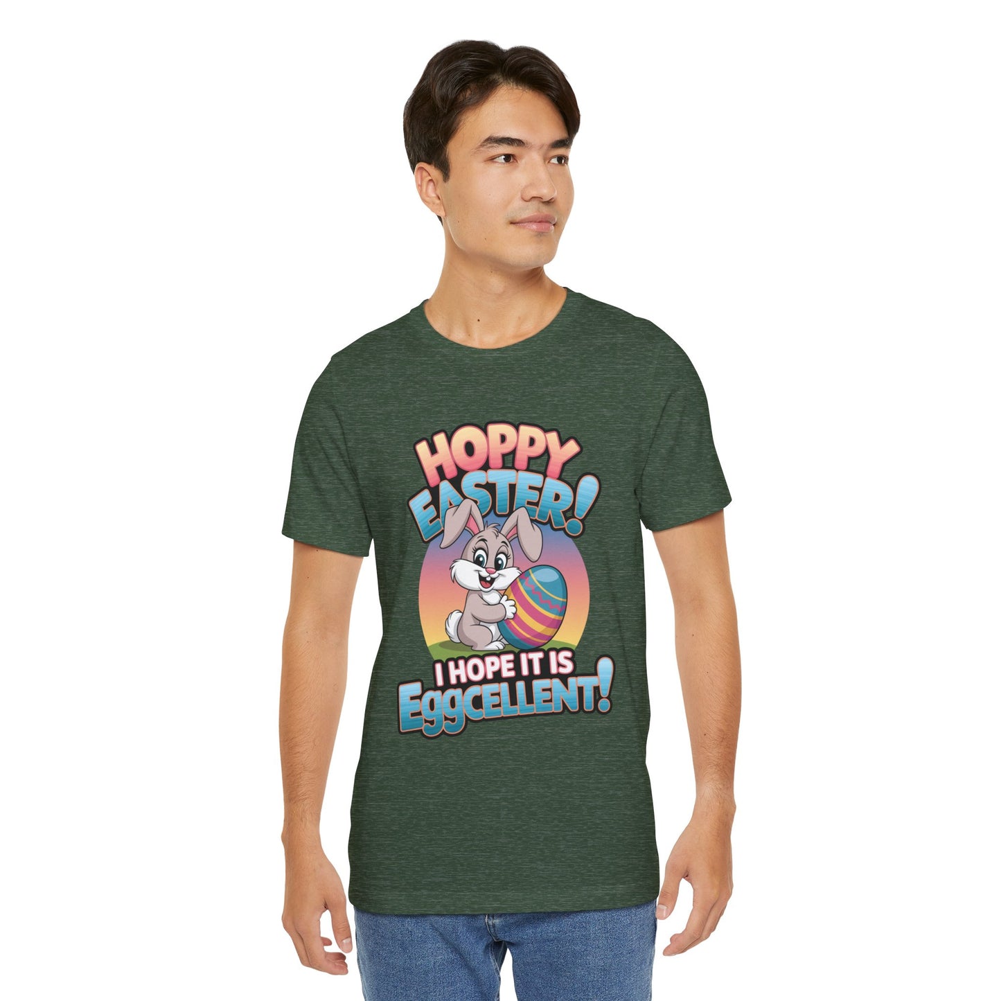 Happy Easter Unisex Tee Easter Shirt Easter Bunny T Shirt Easter Apparel Easter Bunny Outfit
