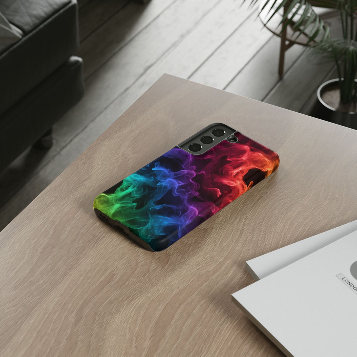 Samsung Tough Case - Colorful Smoke Design