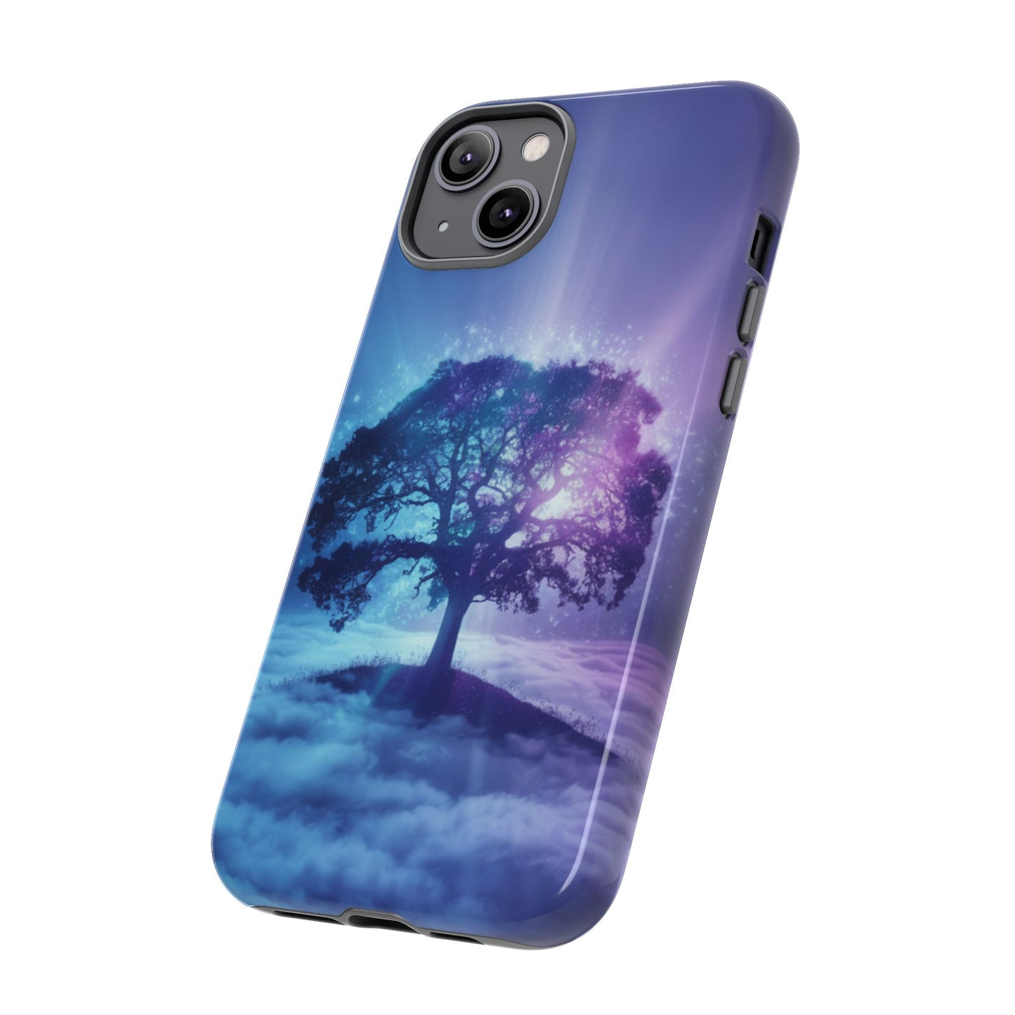 iPhone Case with Dreamy Tree Design