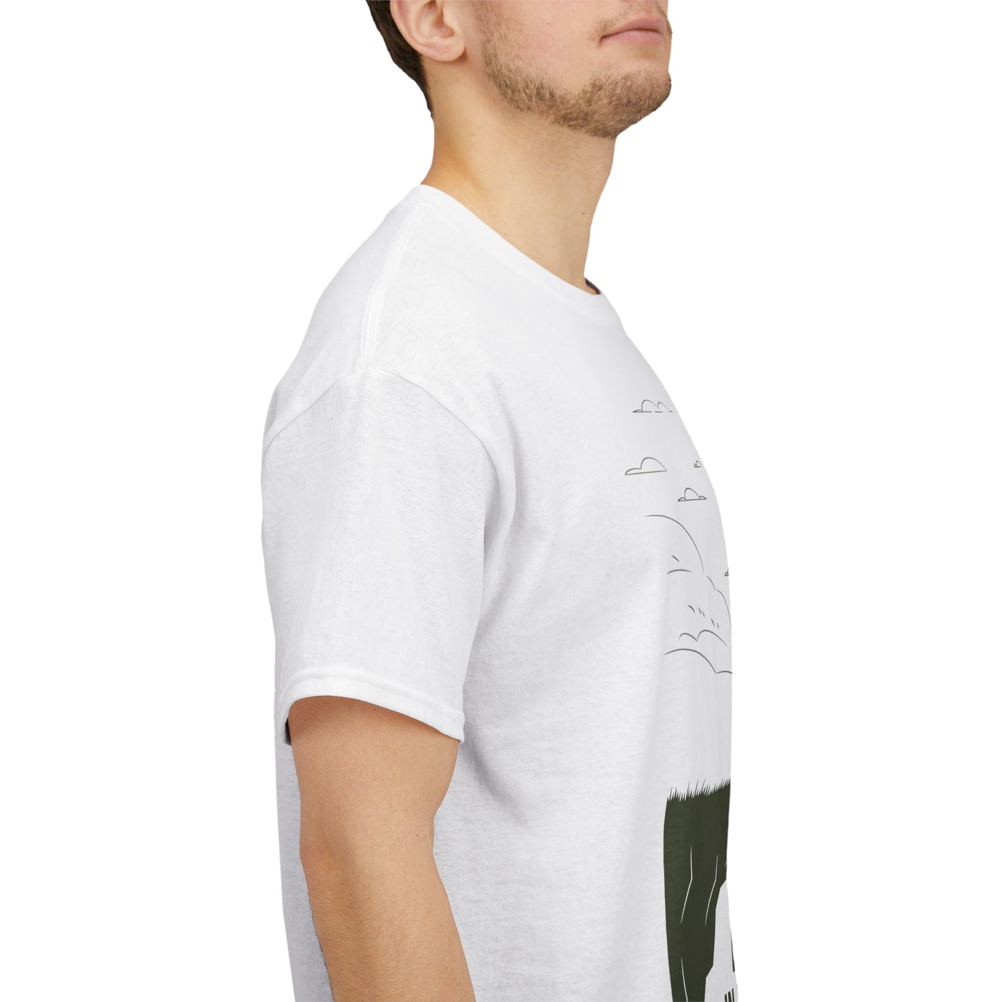 Be-Leaf In Yourself Maple Leaf Parachute T-Shirt | Funny Motivational Nature Graphic Tee | Self-Love Fall Autumn Shirt | Outdoorsy Gift