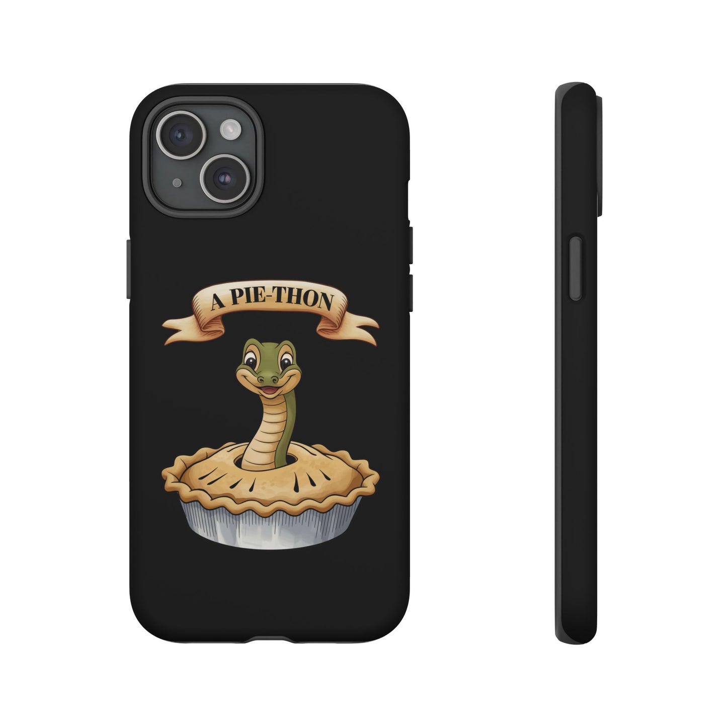 iPhone Case - 'Pie-Thon' Snake Pie Funny Tough Case