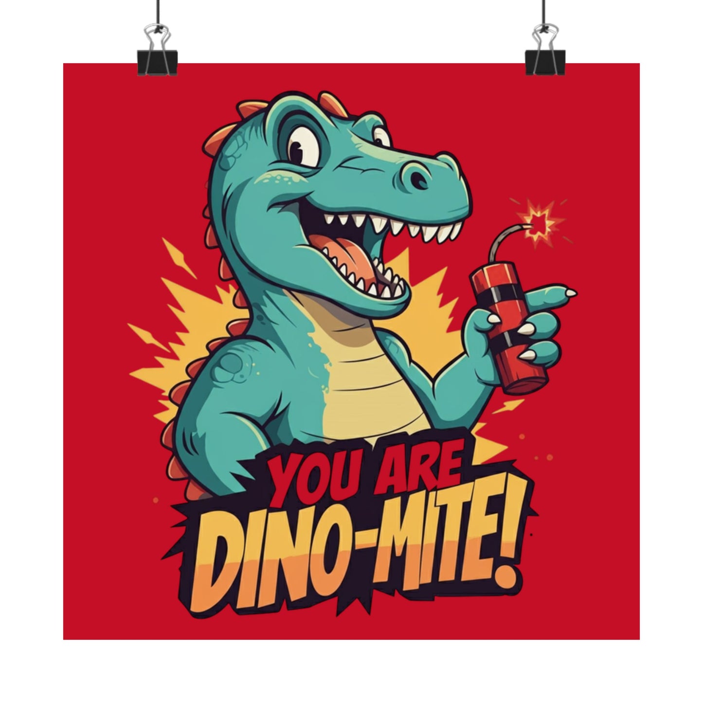 Vertical Poster Dino-Mite Dinosaur