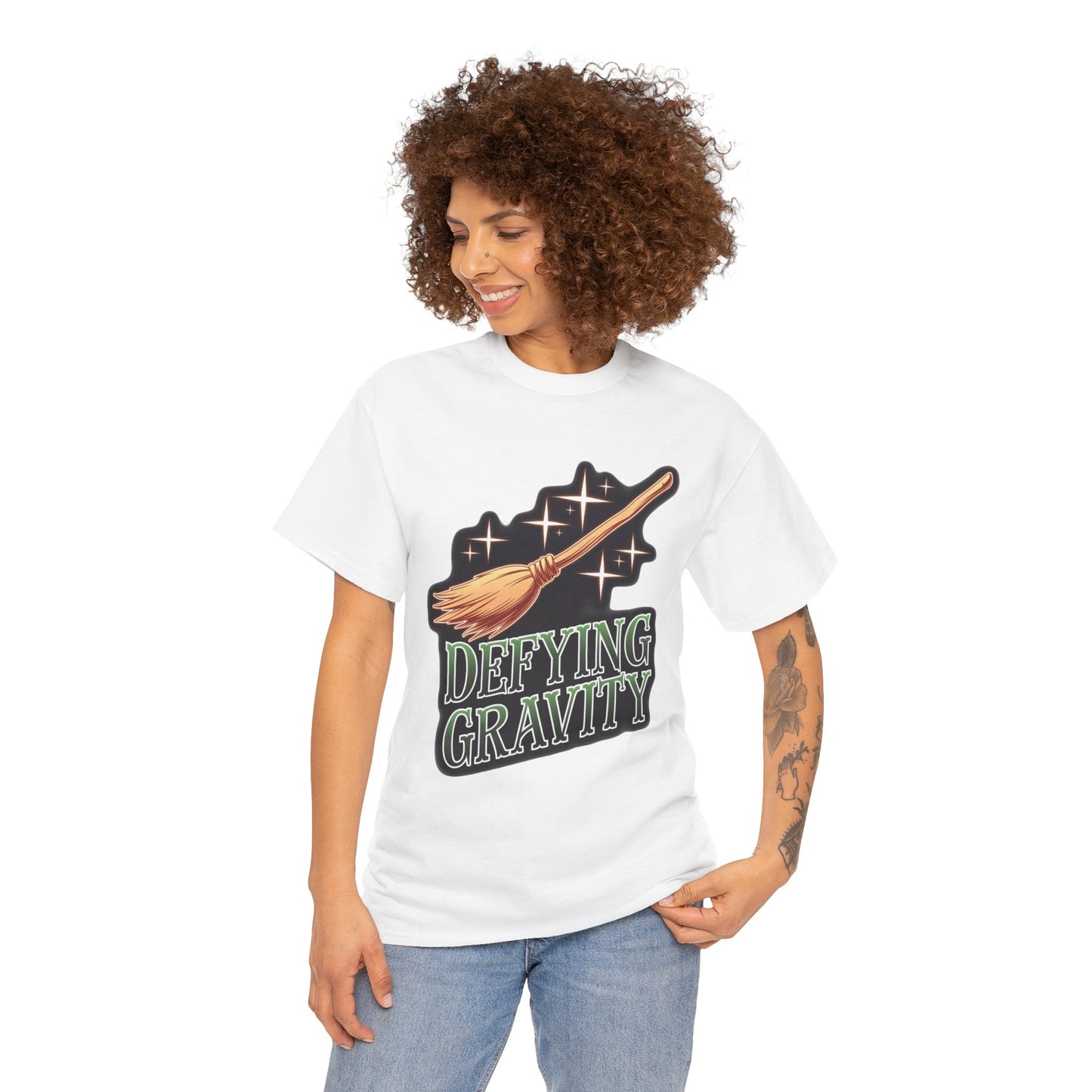 Defying Gravity Wicked Musical Quote Tee – Broadway Fan Shirt, Inspirational Wizard of Oz Graphic Tee, Musical Theatre Unisex T-Shirt