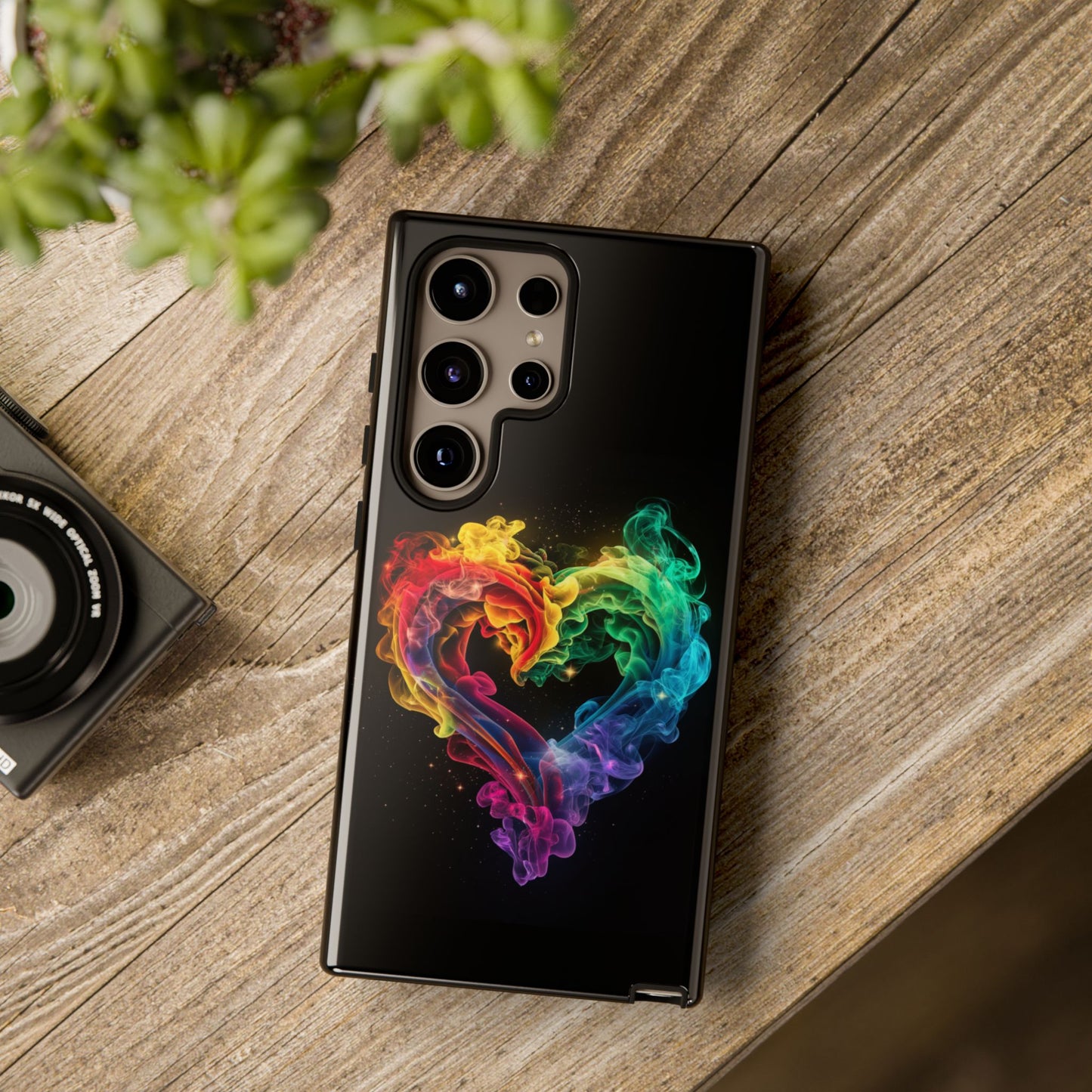 Samsung Galaxy Case - Colorful Heart Design