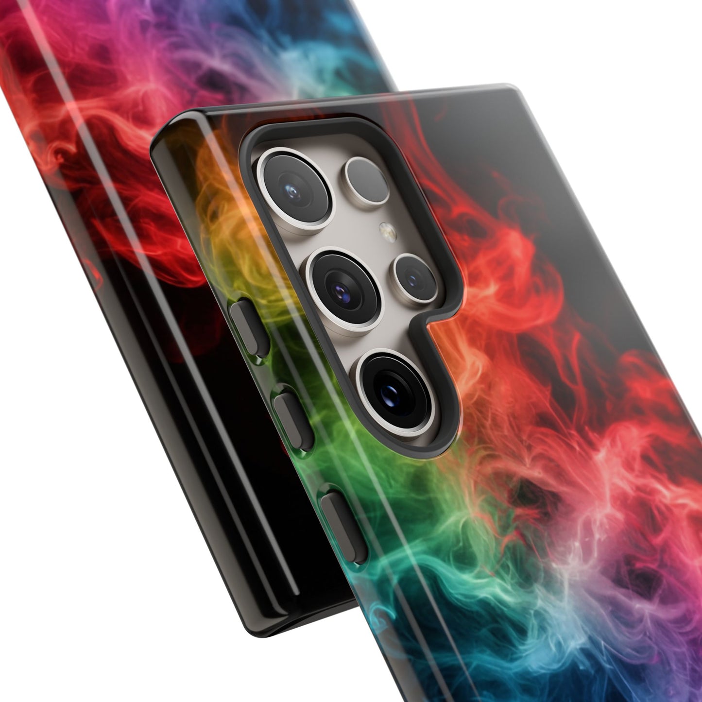 Samsung Galaxy Tough Case with Colorful Smoke Design