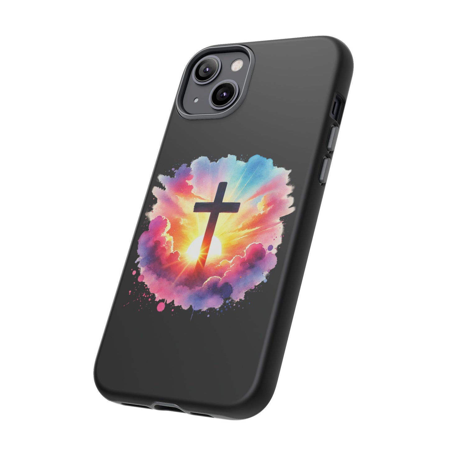 Inspirational Cross iPhone Case Christian Phone Case Easter iPhone Case Faith Based Case Easter iPhone Case