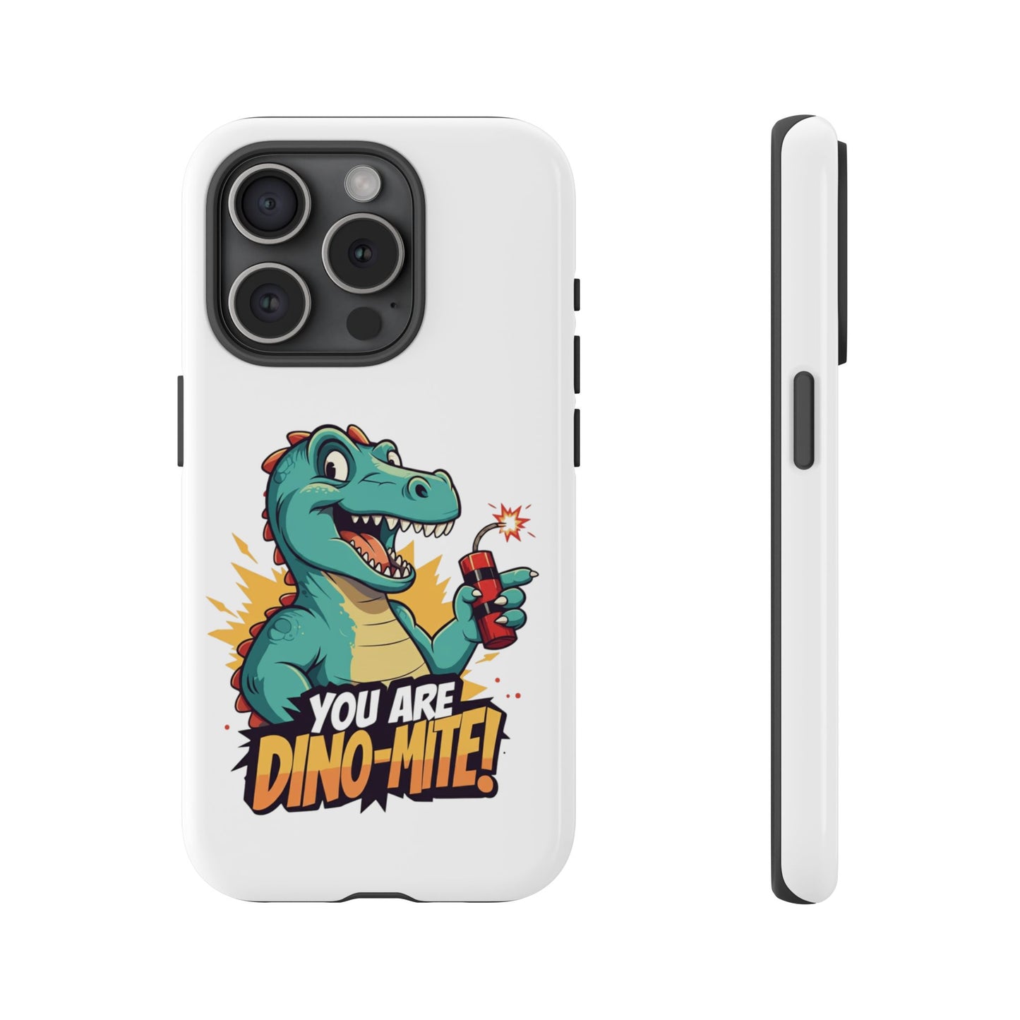 iPhone Case - Dino-Mite Pun Design