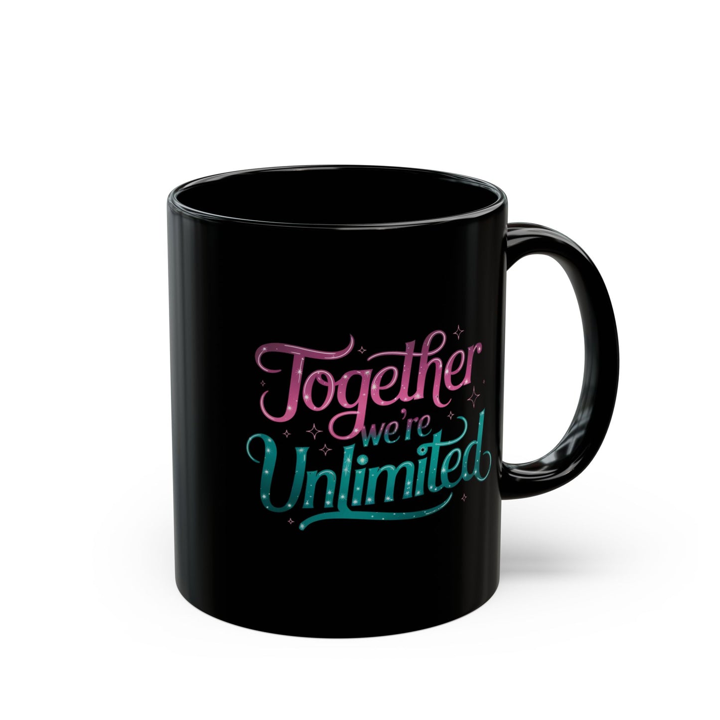 “Unlimited – Together We’re Unlimited” Wicked Inspired Quote Mug 11oz or 15oz | Musical Theater Gift for Friends, Couples, Wicked Fans
