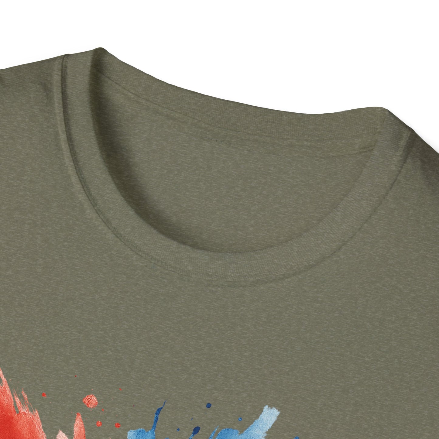 Watercolor USA T-Shirt Unisex | Red White Blue Shirt | Patriotic Graphic Tee | July 4th Shirt | Independence Day Tee | American Flag Shirt