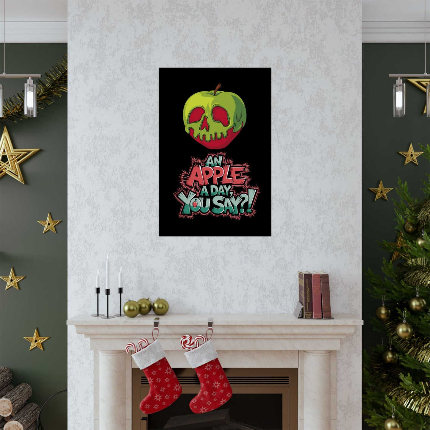 Vertical Poster - Poison Apple 'An Apple a Day You Say'