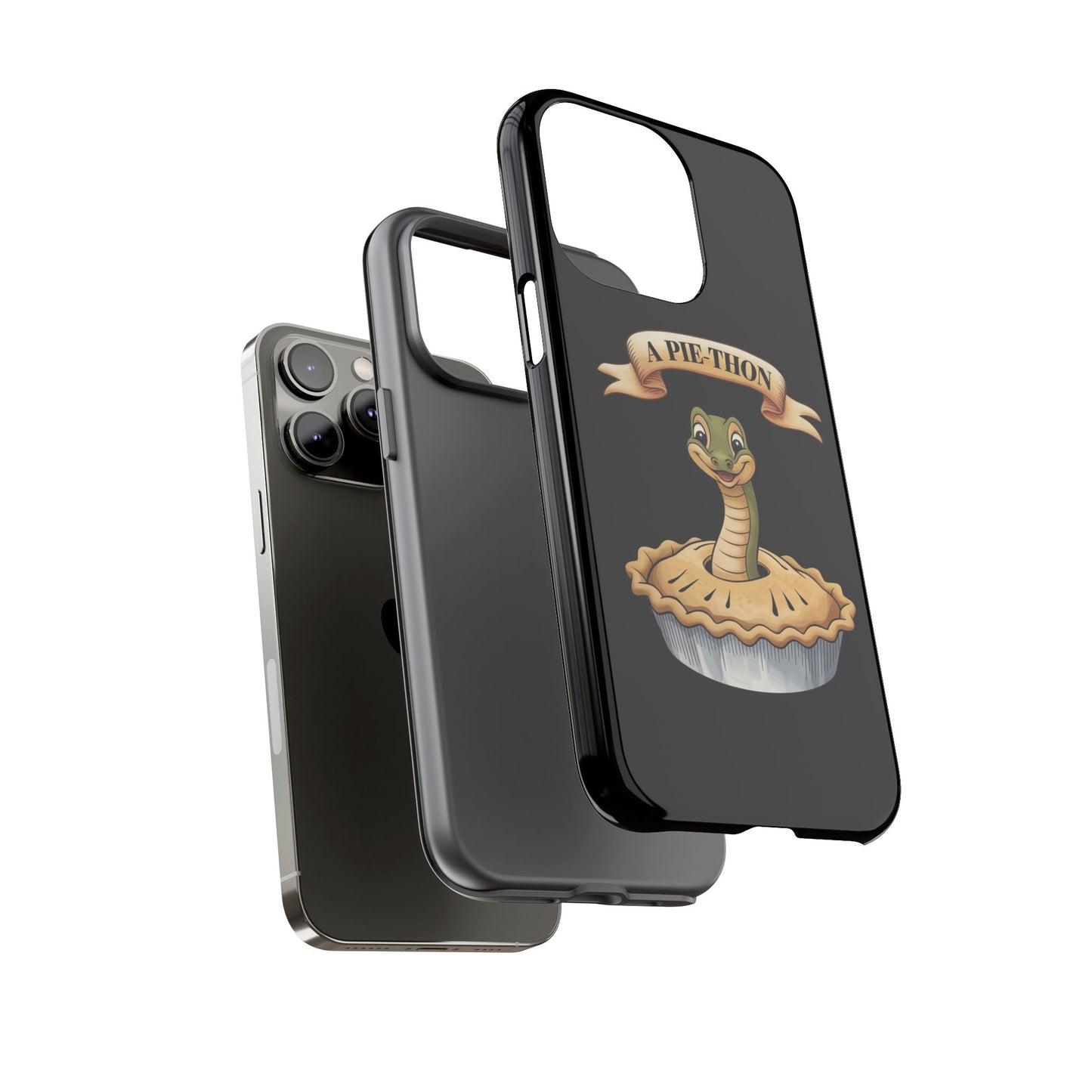 iPhone Case - 'Pie-Thon' Snake Pie Funny Tough Case