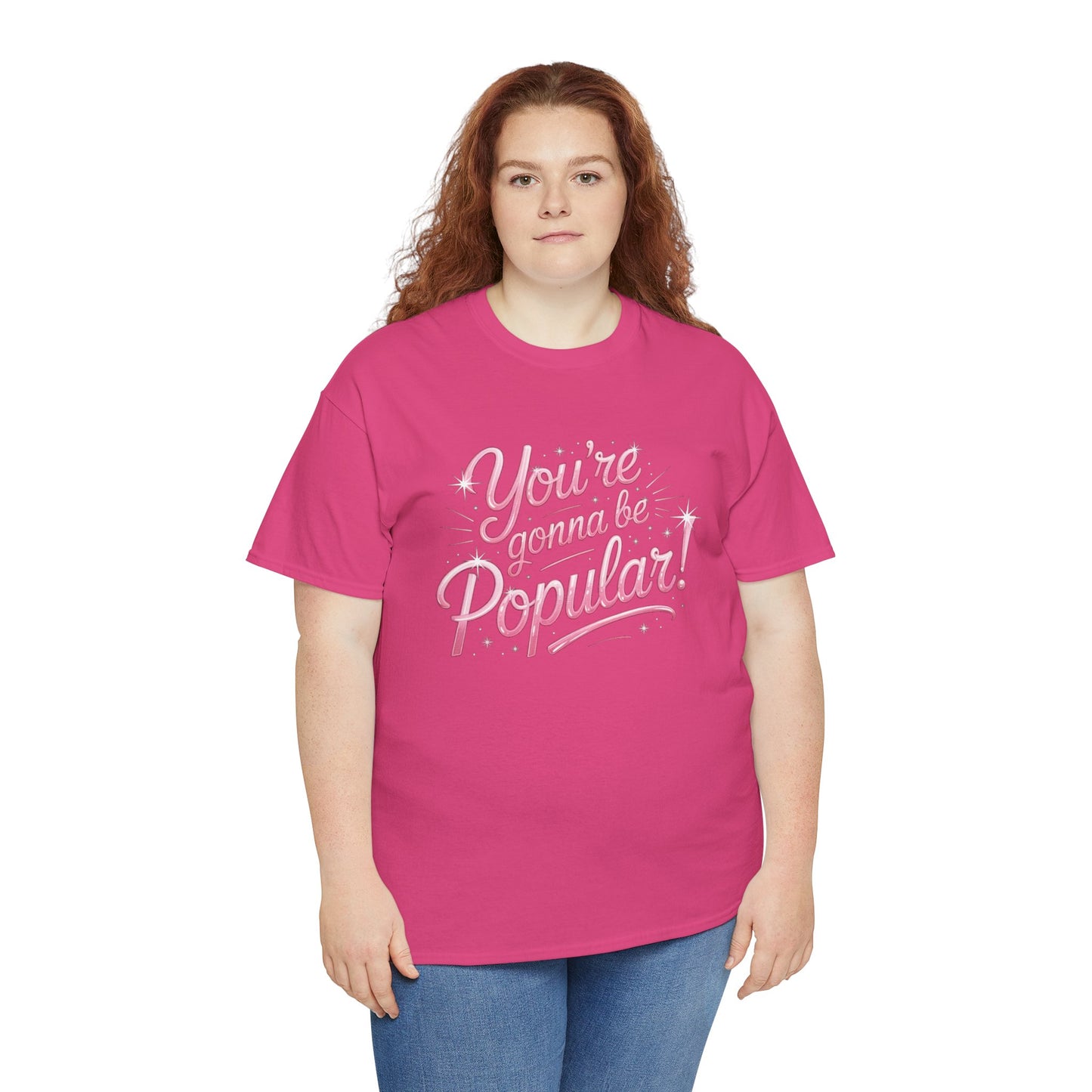 You’re Gonna Be Popular Wicked Musical Tee – Broadway Quote Shirt – Funny Retro Typography T-Shirt for Theatre Fans & Musical Lovers