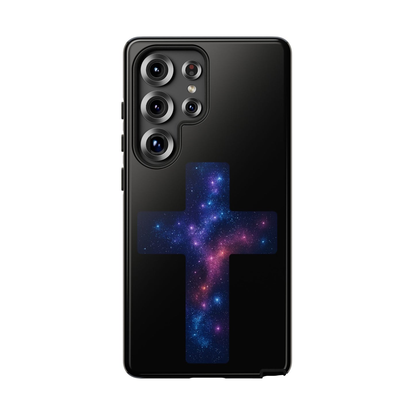 Samsung Phone Case - Galactic Cross Case Christian Phone Case Spiritual Samsung Case Religious Accessory Gift for Believers