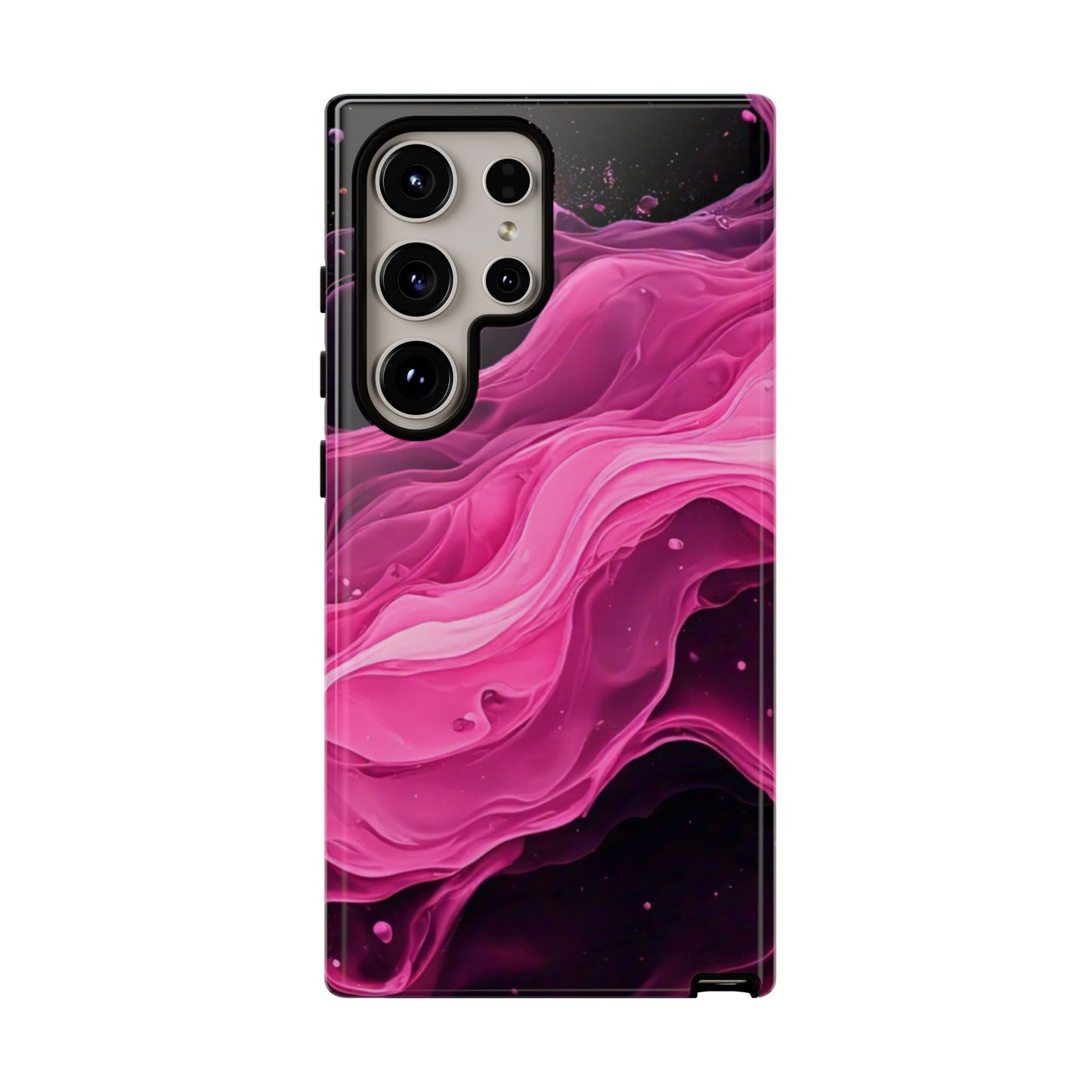 Samsung Galaxy Pink Paint Splash phone cover