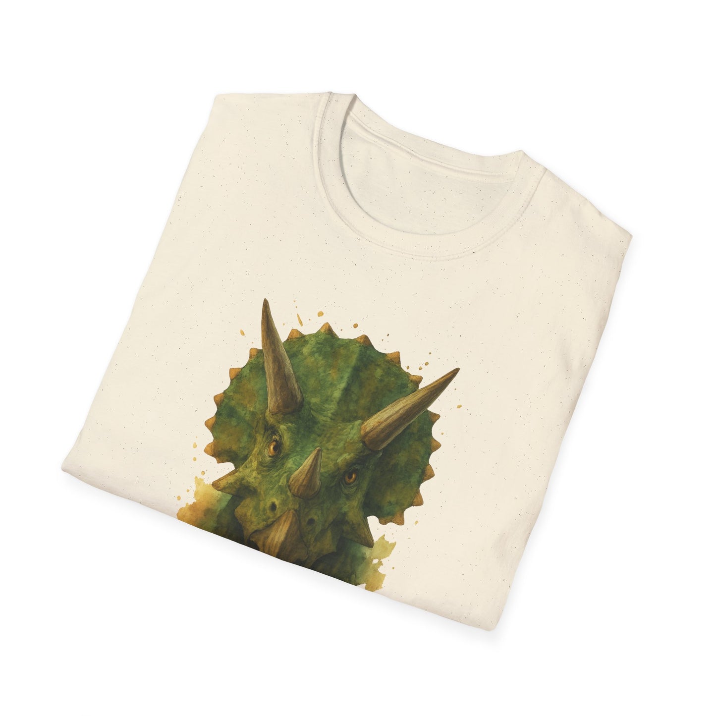 Watercolor Triceratops Dinosaur Shirt | Prehistoric Dino Tee for Women Men and Kids | Unique Gift, Nature Lover T-Shirt