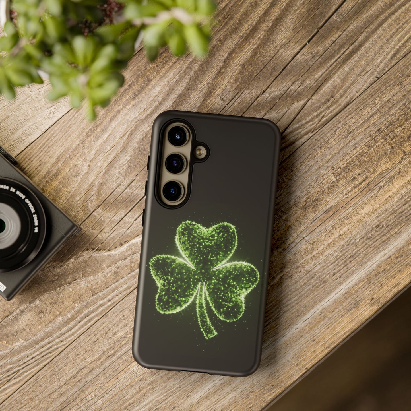 Phone Case - Shiny Shamrock Design for Samsung Galaxy