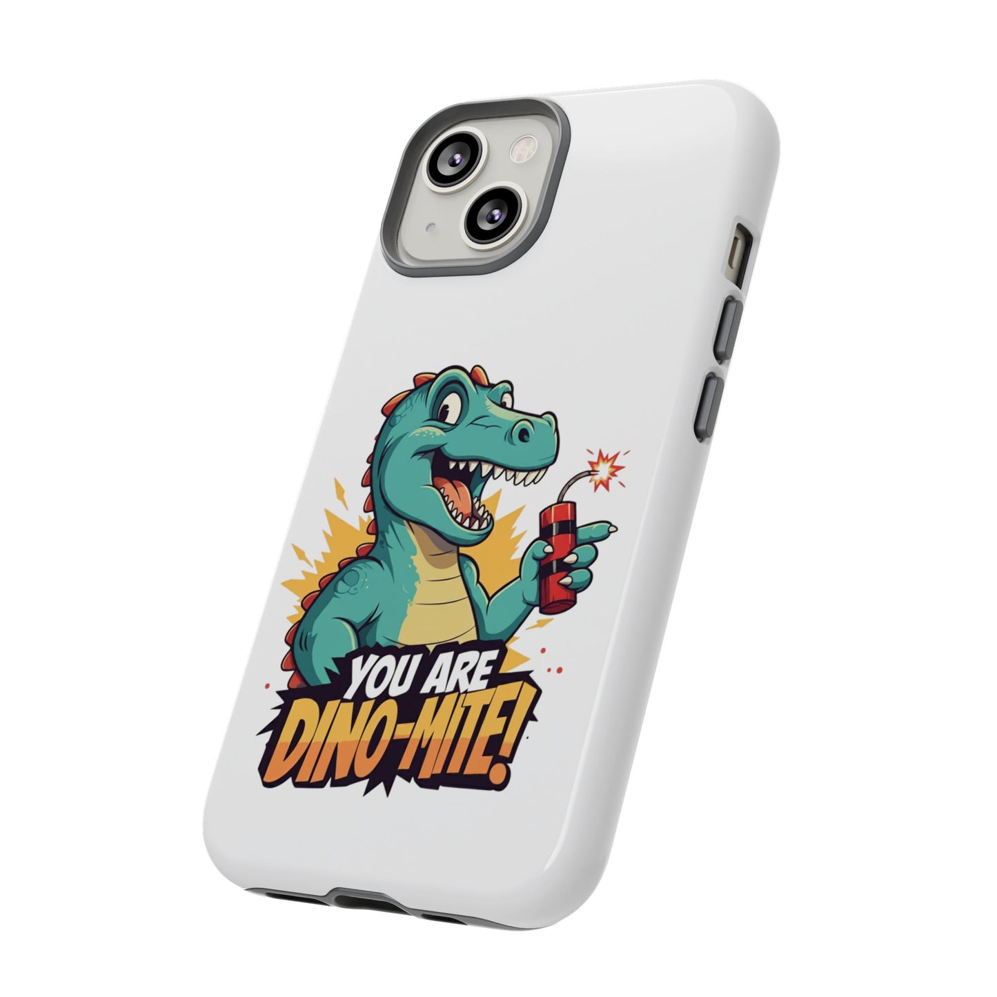 iPhone Case - Dino-Mite Pun Design