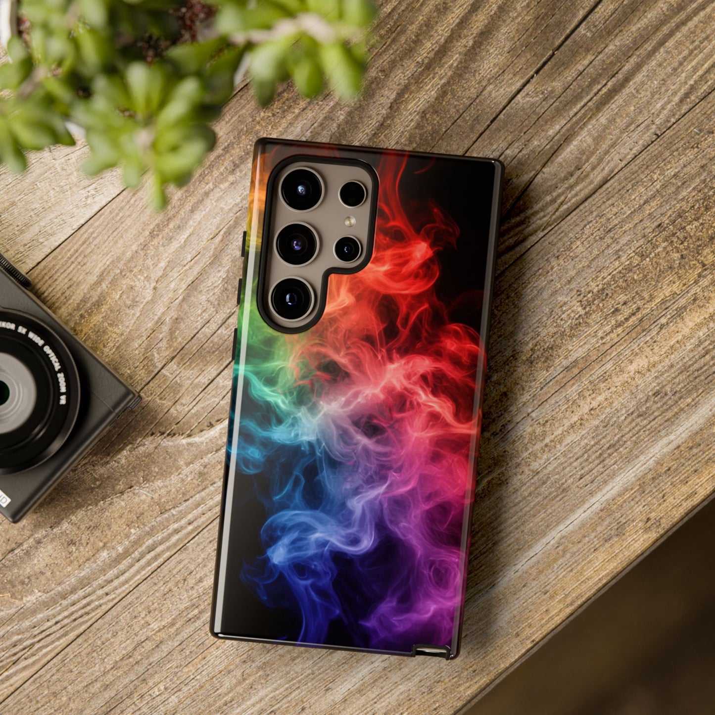 Samsung Galaxy Tough Case with Colorful Smoke Design