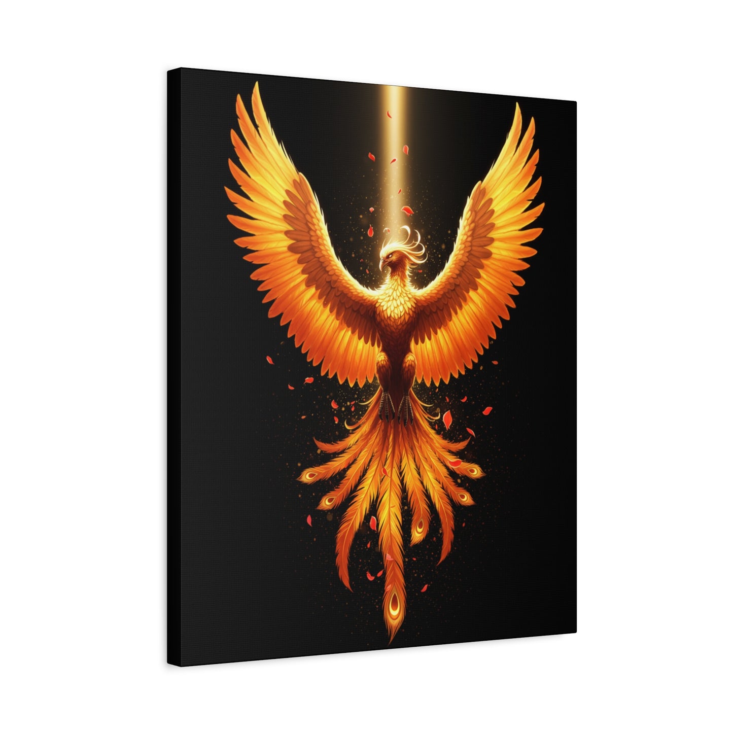 Phoenix Canvas Firebird Art Fire Bird Decor Modern Home Decor Legendary Bird Art
